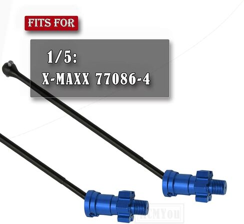 ترقيات رمح محرك RC لـ 1/5 × MAXX 77086-4 ، RCMYOU CVD DRIVWAND و COPS AXLE AXLOS PART ، 2PCS STEEL STELL ABOLY TRANSMISTER DRIVWER 160MM ، استبدل #7750X #7768 ، NAVY Blue. in Saudi Arabia
