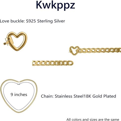 KWKPPZ مجموعة سوار دائمة - 4 أجهزة كمبيوتر سوار القلب قفل القلب diy مجموعة للأزواج والصداقة والأسرة - هدية فريدة من نوعها للذكرى ، عيد الأم ، عيد ميلاده - لها مجوهرات مطابقة لها in Kuwait