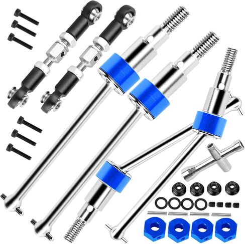 RC Drive Shaft CVD&Steering Links Upgrades Part 1/16 Mojave GROM 223S DSC 4X4 RTR(ARA2304,ARA2304S) Mojave GROM 4X4 RTR(ARA2104),Steel #45 Axles Driveshaft,Red in Saudi Arabia