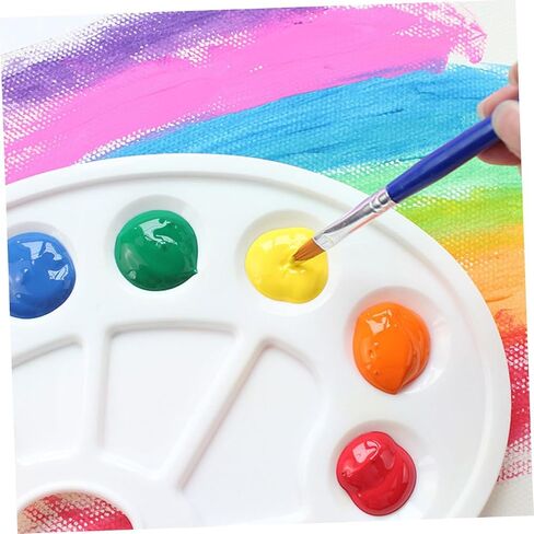 jojofuny 10-Color Palette Set for Boys and Girls White Watercolor Mixing Tray 10 Compartments for Creative Art Projects and Painting Activities in Saudi Arabia
