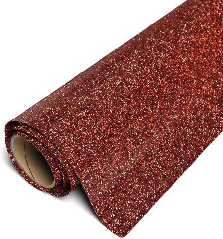 SISER GLITTER HTV 11.8 "x5ft لفة - الحديد على فينيل نقل الحرارة (البرونز) in Saudi Arabia