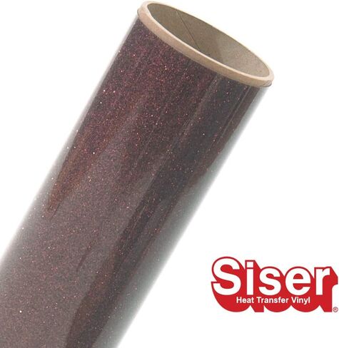 SISER GLITTER HTV 11.8 "x5ft لفة - الحديد على فينيل نقل الحرارة (البرونز) in Saudi Arabia