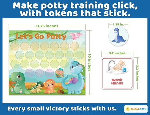Bright Seed 16 PCS Potty Training Chart, Potty Training Chart for Toddler Girls, Sticker Chart for Kids, Potty Training Sticker Chart for Toddlers, 10 Sheets 12x10 Inches Paper Chart, 240 Stickers in Saudi Arabia