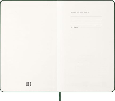Moleskine Classic 12 Months 2026 Weekly Planner ، غطاء صلب ، كبير (5 "× 8.25") ، Myrtle Green ، 144 صفحة in Kuwait
