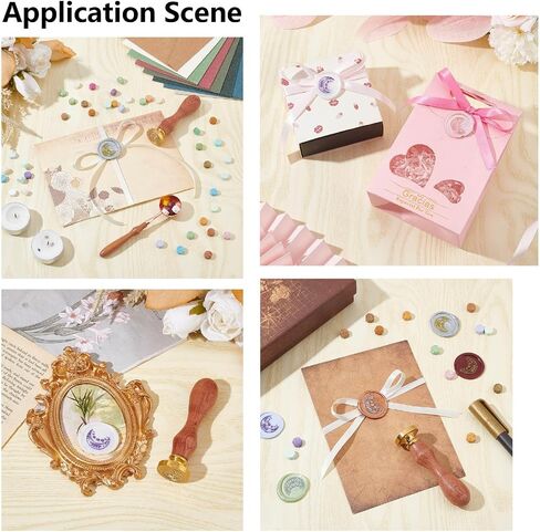 CRASPIRE Wax Seal Stamp Pig Animal Sealing Stamps Cartoon 25mm Removable Gold Brass Head with Retro Rosewood Handle Wax Stamper for Thanksgiving Christmas Envelope Invitation Cards Gift Packing Decor in Saudi Arabia