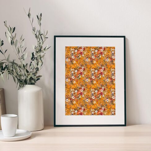 40 Sheets Fall Pattern Paper Vintage Pumpkin Leaves Scrapbook Specialty Paper Double Sided for Autumn Thanksgiving DIY Crafts Card Making Photo Album Decor, 6 x 6 Inch in Saudi Arabia