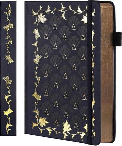 Tiefossi Bullet Dot Journal ، دفتر مجلة Vintage للمجلة للنساء ، 160 GSM 192 Premium Pages ، A5 Hardcover Journal Notebook Gift ، For Travel Office Daily in Saudi Arabia