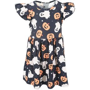 فستان فريد من نوعه للفتيات الصغيرات لعيد الفصح وطباعة البرسيم الحريري in Kuwait