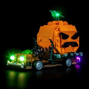 طقم ضوء الطوائم متوافقة مع شاحنة بيك آب Lego Jack O Lantern ، الإضاءة الإبداعية المتوافقة مع Lego 40822 (الأضواء فقط ، بدون طوب) in Kuwait