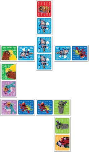 MasterPieces Kids Games - Sesame Street Picture Dominoes - Game for Kids and Family in Saudi Arabia
