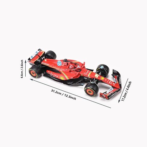 2024 New 1/18 F1 SF24#16 Leclerc Racing Car Model for Ferari Diecast Adult Formula One Collection Gift in Saudi Arabia
