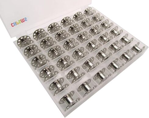 CKPSMS Brand - Metal Bobbins #2518 = SA156 متوافقة مع/استبدال من الدرجة 15-91 237 239 177 4423 4452 9960 (36pcs+box) in Saudi Arabia