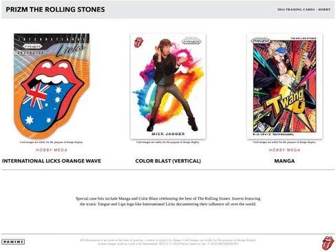 2025 Panini Prizm Rolling Stones Hobby Mega Box in Saudi Arabia