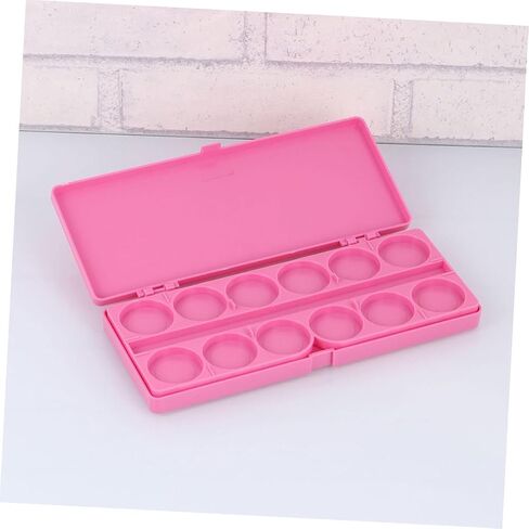 jojofuny 3pcs Watercolor Paint Palette Lids Watercolor Pans Pigment Plate Paint Plate Nail Drawing Tray Easy to Carry in Saudi Arabia
