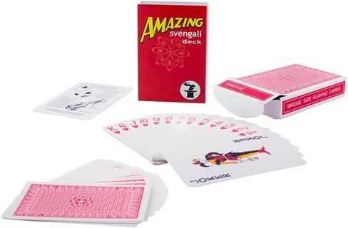 صانعي السحر المذهل Svengali و Secret Stripper Deck Kit ، مئات الحيل الممكنة من المبتدئين إلى الخبراء في هذه المجموعة (Red Svengali و Blue Stripper) in Saudi Arabia