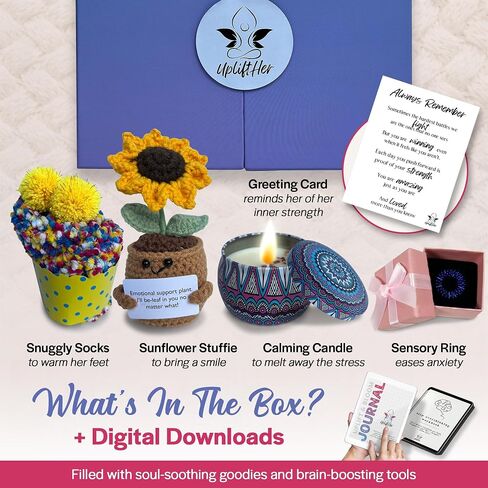 Get Well Soon Gift Baskets for Women, Care Package, Womens Gifts – Cheer Filled Gift Boxes for Depression, Anxiety, or Tough Times – Perfect Self Care Present For Women Needing A Pick Me Up in Saudi Arabia