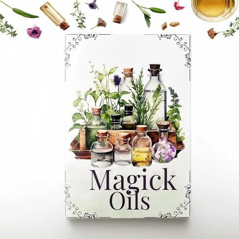 زيوت ماجيك كتاب مرجعي سريع | 54 سمات وعلاقات واستخدامات ، دليل صنع الزيت السحري من 35 صفحة ، نوبات ساحرة المطبخ ودليل السحر الأعشاب ، الساحرات المبتدئين والوصفات العشبية in Saudi Arabia