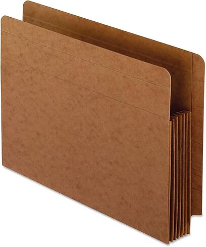 Pendaflex 95363 Heavy-Duty End Tab File Pockets, Straight Cut, 1 Pocket, Letter, Brown (Box of 10), Red in Saudi Arabia