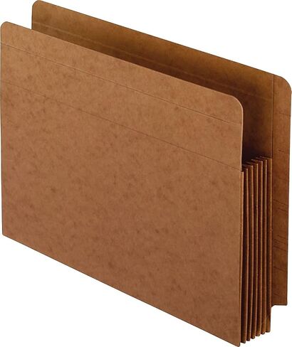 Pendaflex 95363 Heavy-Duty End Tab File Pockets, Straight Cut, 1 Pocket, Letter, Brown (Box of 10), Red in Saudi Arabia