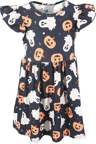 فستان فريد من نوعه للفتيات الصغيرات لعيد الفصح وطباعة البرسيم الحريري in Kuwait