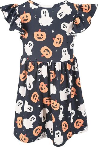 فستان فريد من نوعه للفتيات الصغيرات لعيد الفصح وطباعة البرسيم الحريري in Kuwait