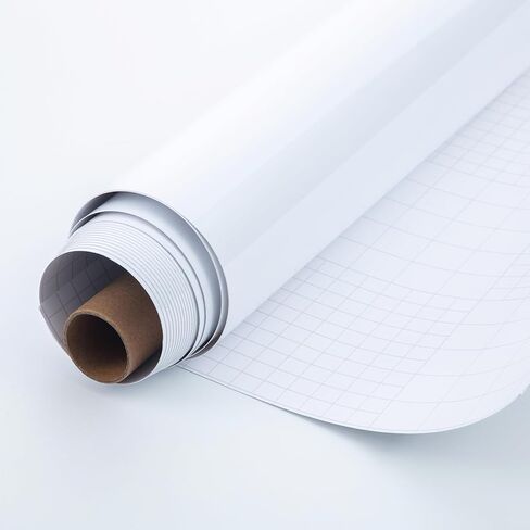 M&G White Board Wallpaper Dry Erase Board for Wall, 3 ft x 4 ft Whiteboard Peel and Stick Wallpaper, Dry Erase Contact Paper with 3 Markers and Wipe Out Cloth (Inside The Roll), No Ghosting in Saudi Arabia