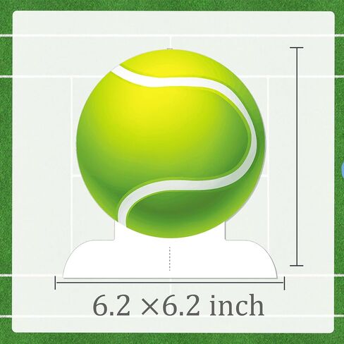 C L Cooper Life Tennis Party Honeycomb Centerces for Tennis Ball Birthder Party Decorations Sport Sport Protection Decoration for Sport them in Saudi Arabia