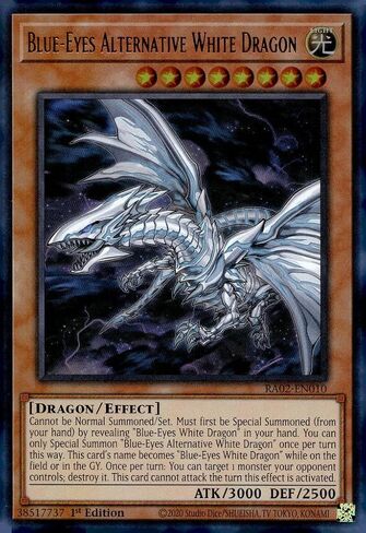 Blue-Eyes Alternative White Dragon (UR) - RA02-EN010 - Ultra Rare - 1st Edition in Saudi Arabia