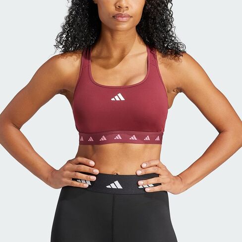 adidas Women's Powerreact Training Medium-Support Techfit Bra in Kuwait