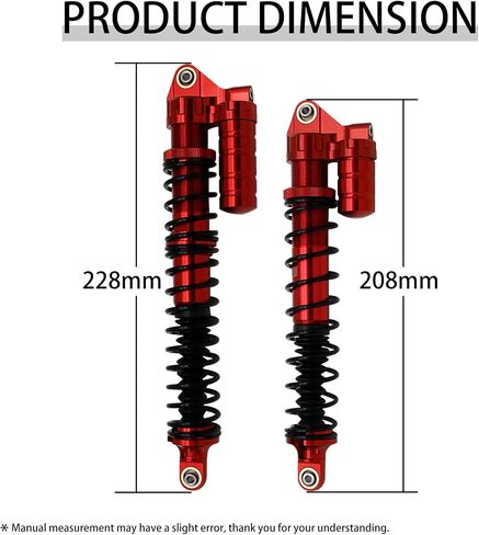CNC 8 مم الصدمات الأمامية والخلفية امتصاص مع قبعات دعم الصدمة التيتانيوم لمدة 1/5 RC HPI BAJA ROVAN KING MOTOR 5B 5T 5S in Saudi Arabia
