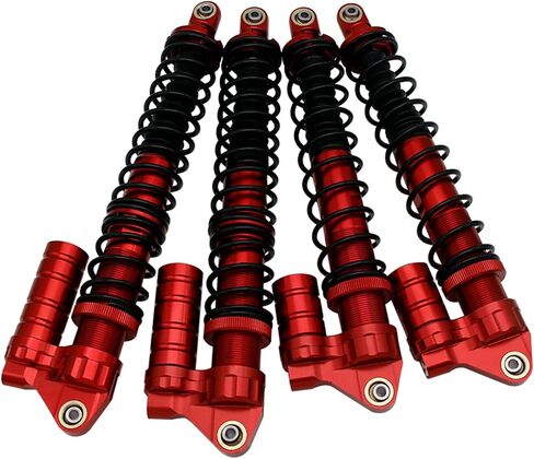 CNC 8 مم الصدمات الأمامية والخلفية امتصاص مع قبعات دعم الصدمة التيتانيوم لمدة 1/5 RC HPI BAJA ROVAN KING MOTOR 5B 5T 5S in Saudi Arabia