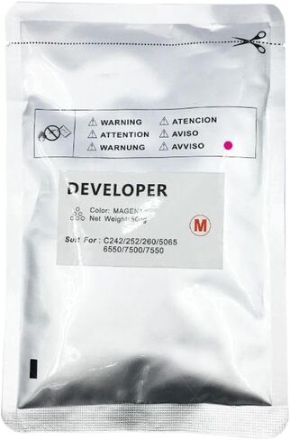 1PCS مطور متوافق مع إعادة تعبئة مسحوق C6550 C7550 C7500 C5065 C242 C252 C260 -(BK) in Kuwait