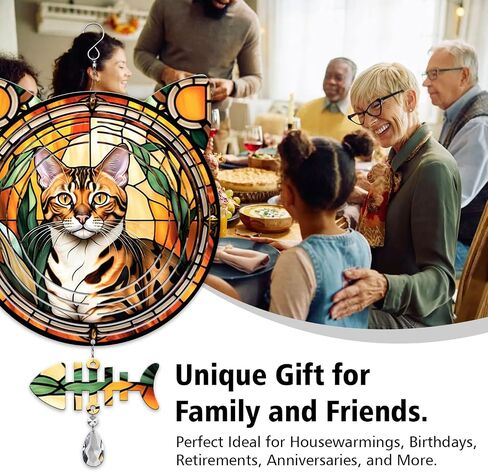 Bengal Cat Wind Spinner, Bengal Cat Wind Spinner Hanging for Yard and Garden in Saudi Arabia