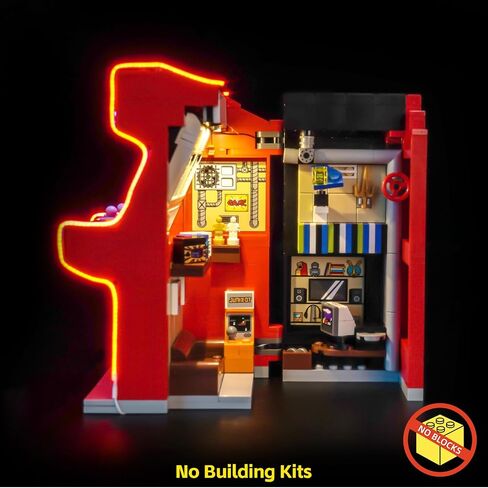 طقم مصباح LED اللطيف متوافق مع آلة Lego Arcade ، الضوء الإبداعي المتوافق مع LEGO 40805 - لا يأتي مع النموذج in Saudi Arabia