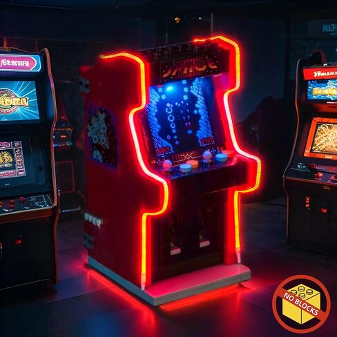 طقم مصباح LED اللطيف متوافق مع آلة Lego Arcade ، الضوء الإبداعي المتوافق مع LEGO 40805 - لا يأتي مع النموذج in Saudi Arabia