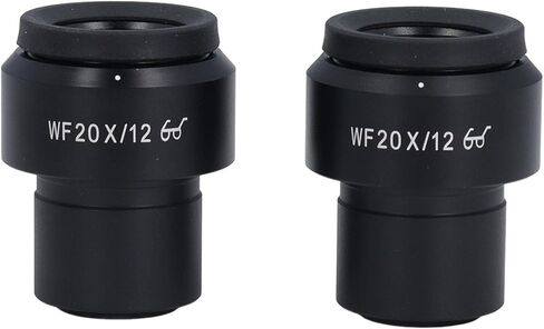 Eujgoov 20x مجال عرض واسع ، تعديل Diopter Zoom العدسة المجهر الرقمي مع واجهة 30 مم لاستريو مناسبة لسلسلة العدسة البصرية جسم معدني in Kuwait