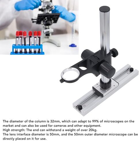 Microscope Slide Rail Track Stand Universal Adjustable Microscope Stand for Camera in Saudi Arabia