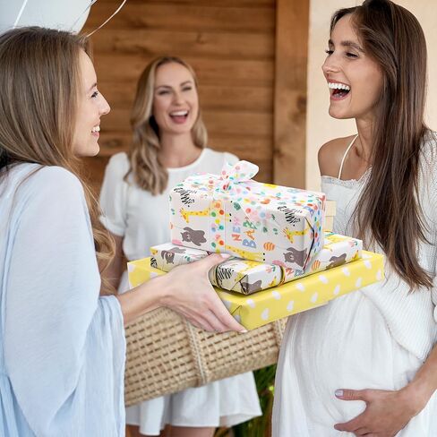 دش رضيع للاستحمام القابل للانعكاس ، لفة ورقة 17 بوصة × 33 قدمًا وورقة جديدة لتصميم الطفل للاستحمام المحايدة للطفل ، وولد حديث ، والاحتفال الأول ، والاحتفال in Kuwait