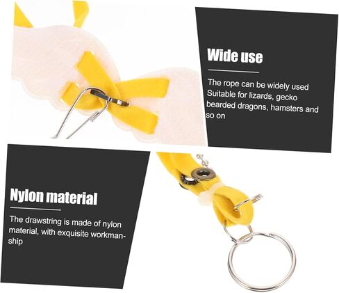GALPADA Pet Traction for Lizard Lightweight and Outside Leash for Reptiles for Bearded Dragons Geckos and Hamsters Compact Design for Easy Carrying in Saudi Arabia