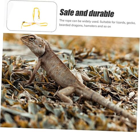 GALPADA Pet Traction for Lizard Lightweight and Outside Leash for Reptiles for Bearded Dragons Geckos and Hamsters Compact Design for Easy Carrying in Saudi Arabia