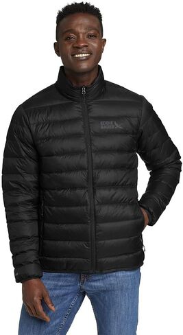 Eddie Bauer Men's CirrusLite Down Jacket, Black, XX-Large in Saudi Arabia
