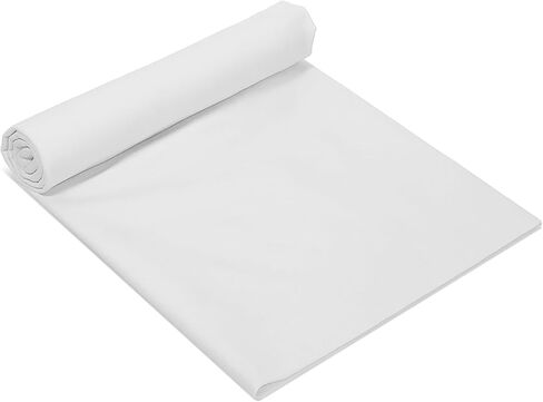 1 Yard White Cotton Fabric, Cotton Fabric by The Yard 59 inch Wide Quilting Cloth for Embroidery DIY Sewing Apparel Cloth in Kuwait