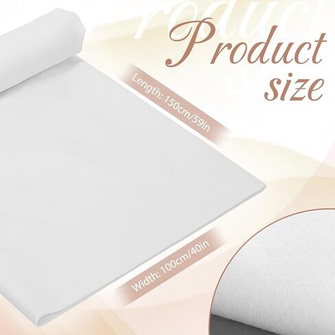 1 Yard White Cotton Fabric, Cotton Fabric by The Yard 59 inch Wide Quilting Cloth for Embroidery DIY Sewing Apparel Cloth in Kuwait