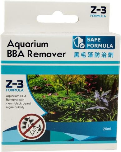 SL Aqua Z-3 Freshwater Aquarium Algae Control - Aquarium BBA Remover and Algae Remover for Large & Small Fish Tanks - Safe Aquarium Water Treatments for Algae Control in Saudi Arabia