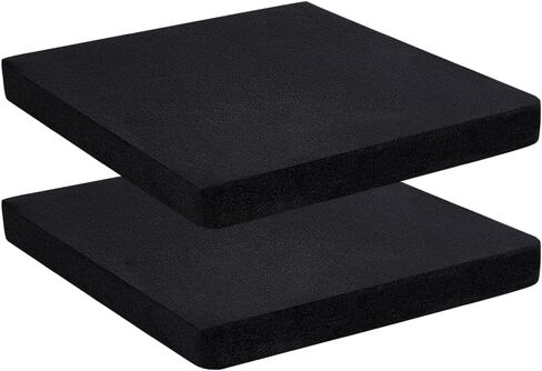 OLYCRAFT 2PCS ورقة حرارية سوداء الرغوة صب الحرف الحرارية 11.8x8x8x1 بوصة مربع ورقة بلاستيكية مرنة قابلة للثني قابلة للانحناء in Saudi Arabia