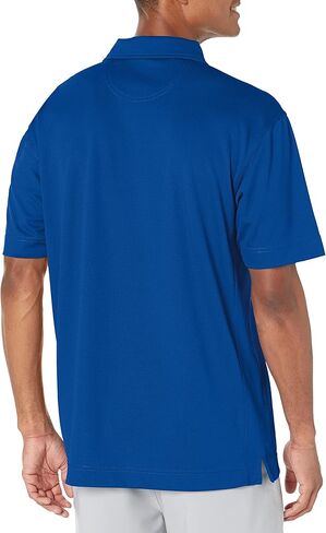 قميص بولو رجالي من Cutter & Buck بشعار Cb Drytec Genre برتقالي جامعي، متنوع in Kuwait