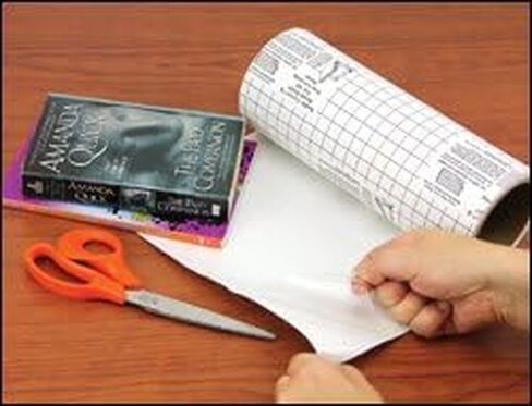 مكتبة Vernon مستلزمات Reddi Rolls Laminate Paperback Book Cover 400 "Long 12 1/2" عرض in Kuwait