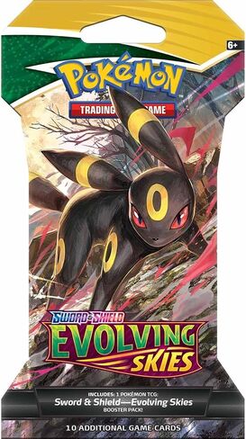 Pokemon TCG: Sword & Shield - Evolving Skies Sleeved Single Booster Pack in Saudi Arabia