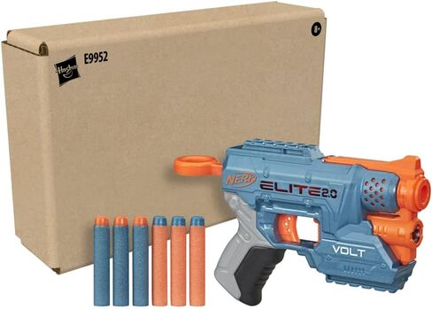 Nerf Elite 2.0 Volt SD-1 Blaster, 6 Nerf Elite Darts, Light Beam Targeting, Dart Storage, Tactical Rails in Saudi Arabia