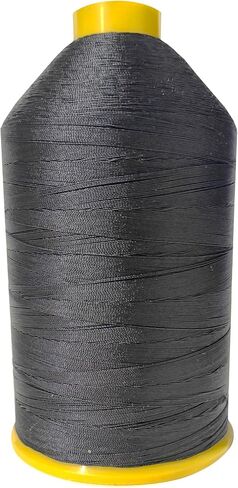 AMANN Strongbond 40 / V69 THEWERDING ROLIDED THELD - TEX 70 TEX HUCKIGHT الخياطة للجلد ، المفروشات ، القماش والحقائب - 3827 ياردة (3500 متر) ، أسود - عالي القوة ودائم in Saudi Arabia
